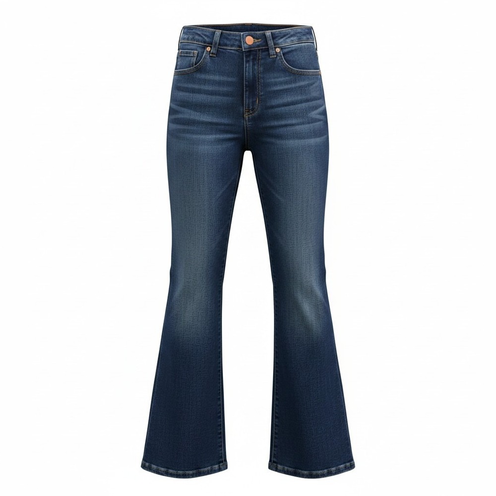 BKE Billie Tailored Bootcut Jeans Womens 23x29.5 Blue Excellent High Rise Slim